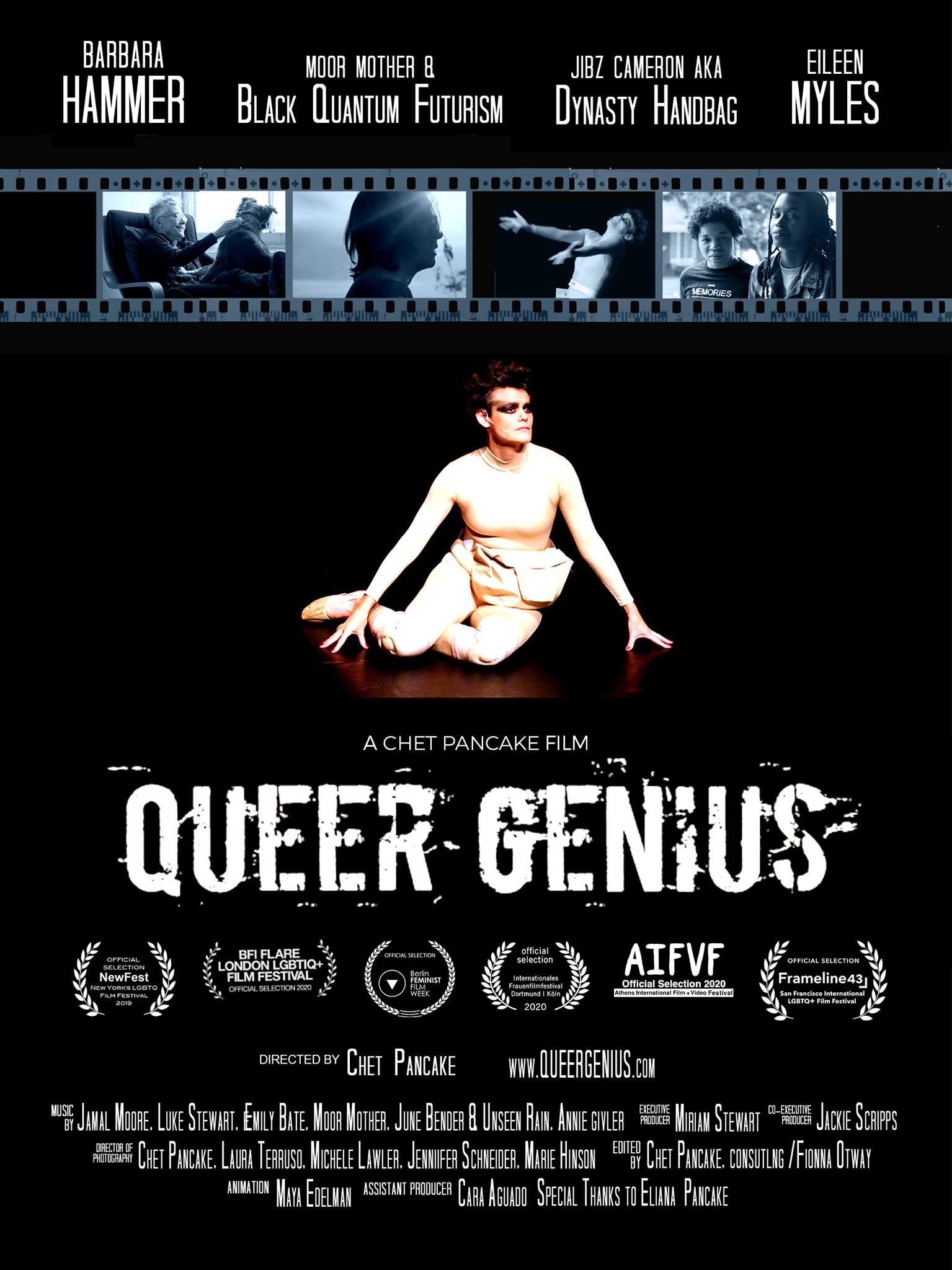 Theatrical Poster for the film "Queer Genius"